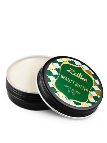 Бьюти-баттер Zeitun "Белый жасмин и чай", насыщенное масло для рук, тела и лица, 55 мл