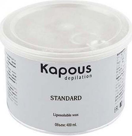 Жирорастворимый воск для депиляции Kapous Professional Depilation, с оксидом цинка, 400 мл