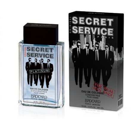 Brocard Secret Service Platinum Одеколон для мужчин, 100 мл