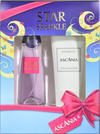 Парфюмированный набор Ascania Star Sparkle Туалетная вода, 50 мл + Гель для душа, 125 мл