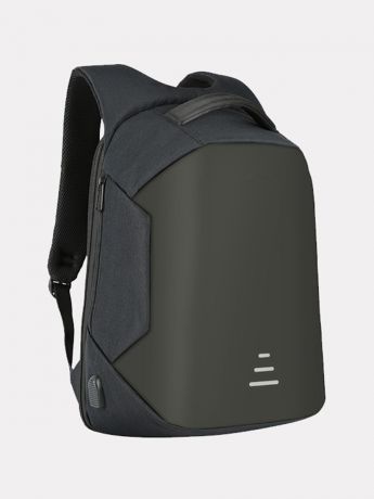 Рюкзак ARCTIC HUNTER антивор c USB портом для зарядки смартфона, черный