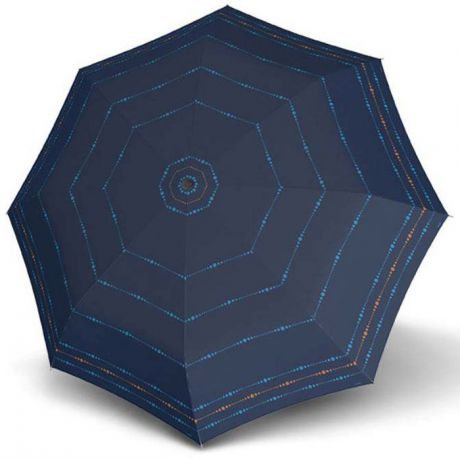 Зонт женский Doppler, 7441465S01, 3 сложения, автомат, синий