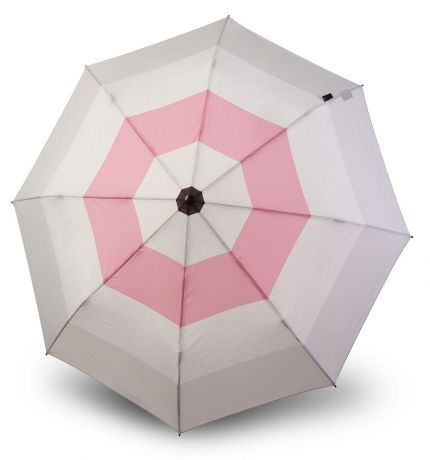 Зонт KNIRPS T.200 Medium Duomatic, серый, розовый