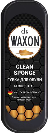 Губка для обуви Dr. Waxon Эконом Clean Sponge, большая, бесцветный