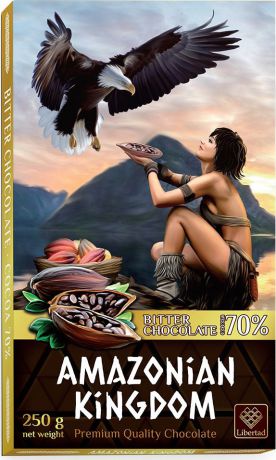 Шоколад Libertad Амазонки горький, 250 г