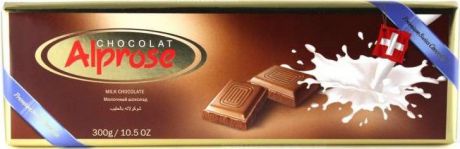 Шоколад Alprose Chocolat "SWISS PREMIUM" молочный, 300г