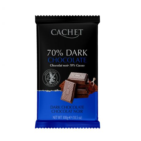 Шоколад Cachet уникальный бельгийский горький 70% какао нетто 300г, 300