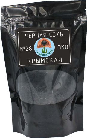 Морская соль Черная соль из русской печи с ламинарией, 200