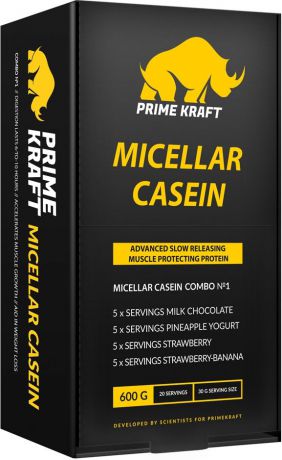 Набор спортивного питания Prime Kraft Micellar Casein Combo №1, 600