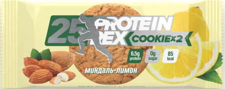 Фитнес питание Протеиновое печенье Protein Rex Миндаль-Лимон, 50 г