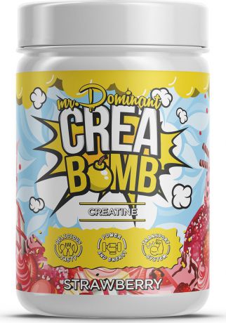 Напиток сухой Mr. Dominant Crea Bomb, концентрат, клубника, 500 г