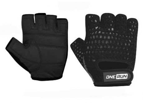 Перчатки для фитнеса OneRun цвет черный, размер XL