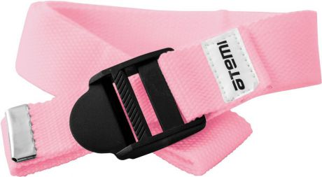 Ремешок для йоги "Atemi", цвет: розовый, 180 х 3,5 см