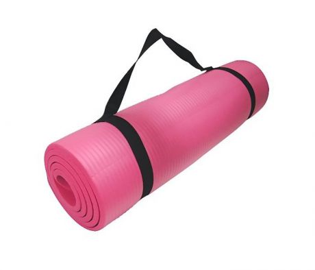 Коврик для йоги и фитнеса Hawk HKEM124-1.0-Pink, розовый