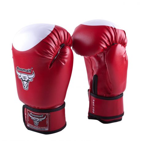 Боксерские перчатки Roomaif RBG-100, RBG-100-22, красный