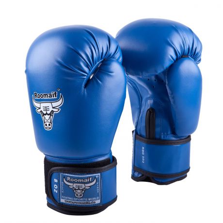 Боксерские перчатки Roomaif RBG-102, RBG-102-14, синий