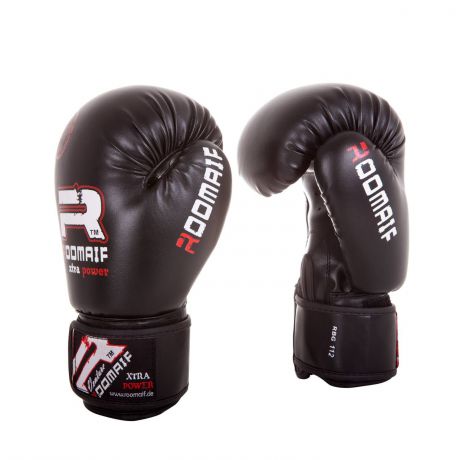 Боксерские перчатки Roomaif RBG-112, RBG-112-02, черный