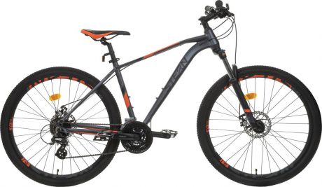 Велосипед горный Stern Motion 1.0 27.5, серый, оранжевый, колесо 27.5", рама 20"