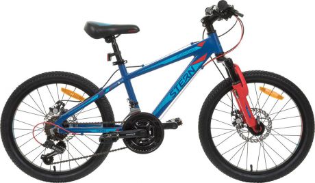 Велосипед для школьников Stern Attack 24, оранжевый, синий, колесо 24"