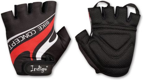 Велоперчатки мужские Indigo, SB-01-8206, черный, размер L