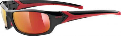 Велосипедные очки Uvex Sportstyle 211 Sunglasses, черный, красный