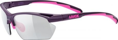 Велосипедные очки Uvex Sportstyle 802 v small Sunglasses, фиолетовый, розовый