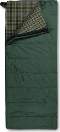 Спальный мешок Trimm Comfort Tramp, правосторонняя молния, зеленый, 185 см
