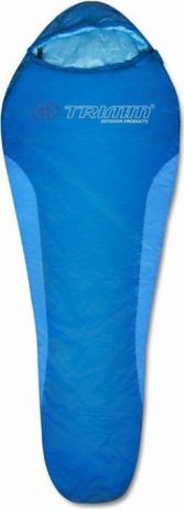 Спальный мешок Trimm Cyklo, правосторонняя молния, синий, 195 см