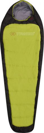 Спальный мешок Trimm Lite Impact, правосторонняя молния, зеленый, 185 см