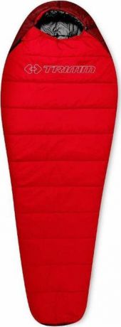 Спальный мешок Trimm Sporty, левосторонняя молния, красный, 185 см