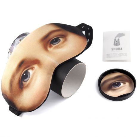 Маска для сна Shuba с изображением глаз Алиды Кристины Ассинк художника Яна Круземана