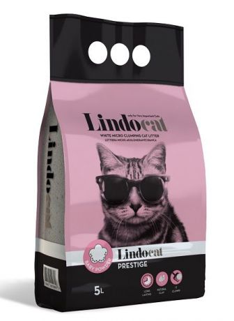 Наполнитель LINDOCAT (Италия) "Prestige baby powder" комкующийся с ароматом детской пудры