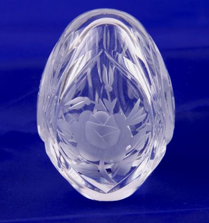 Яйцо декоративное Faberge "Цветок", прозрачный