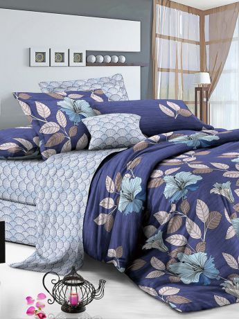 Комплект постельного белья ИМАТЕКС IM0396-2е-70х70, фиолетовый
