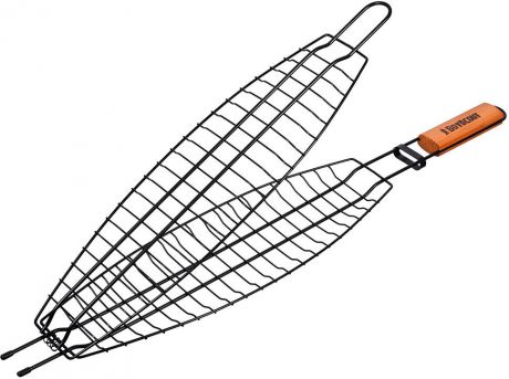 Решетка-гриль "Boyscout" для рыбы, с антипригарным покрытием, 65 см х 15 см х 3,5 см