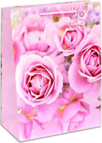Подарочная упаковка Miland "Красивые розы", 26 х 33 х 14 см