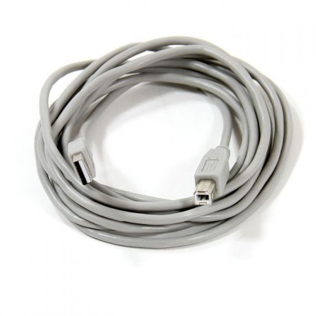 Кабель AOPEN USB2.0 AM-BM, ACU201G-3M, серый