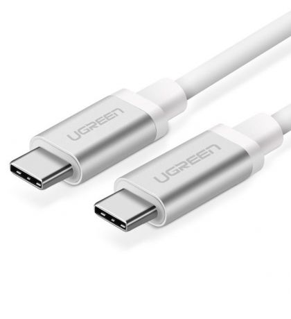 Кабель Ugreen USB 3.1 type-C - type-C для Macbook, 0.5m, белый