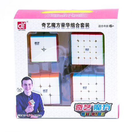 Головоломка Mofangge Набор цветных кубиков рубика из 4 шт Qi 2X2-5X5