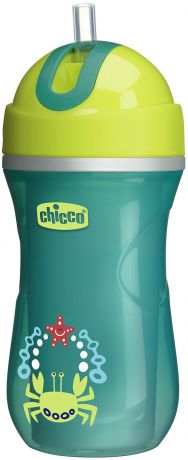 Поильник Chicco Sport Cup (трубочка) зеленый