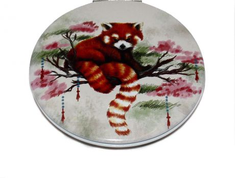 Зеркало косметическое Miland Красная панда, З-4679