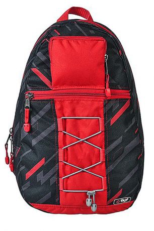Рюкзак ТАЙФ РГ-0021 рр9 л, черный, красный, серый