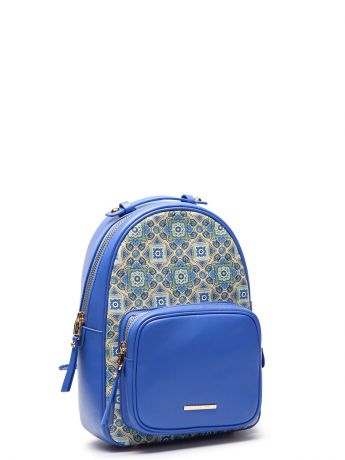 Рюкзак женский Eleganzza, Z05-115, мультиколор, синий