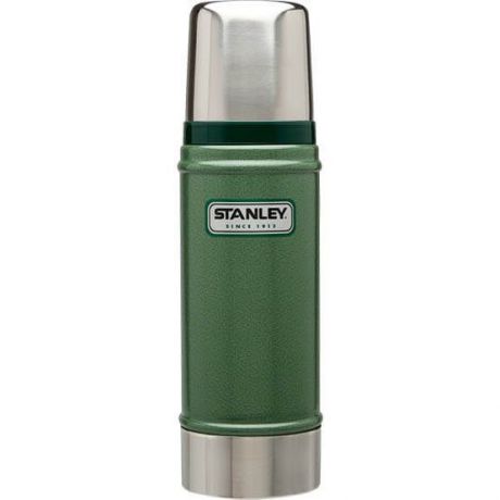 Термос Stanley Classic 0.47L Vacuum Bottle Hammertone Green, Нержавеющая сталь