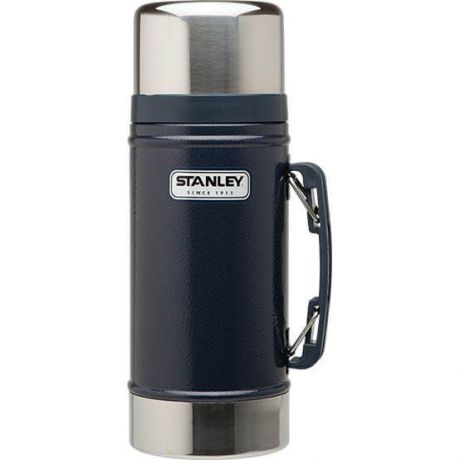 Термос Stanley Classic 0.7L Vacuum Food Jar Hammertone Navy, Нержавеющая сталь