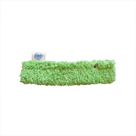 Насадка для стеклоочистителя A-VM Шубка-щетка для мытья окон, из микрофибры, 45см, зеленый