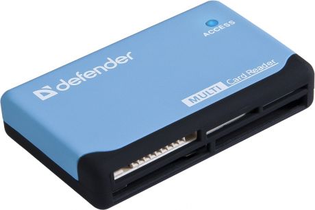 Универсальный картридер Defender Ultra, 83500, голубой