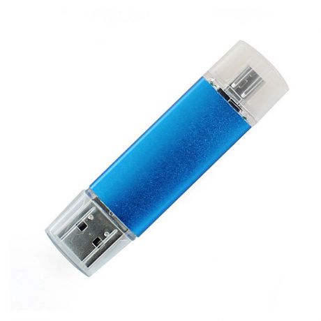 USB Флеш-накопитель No Name USB-флешка OTG 64 Гб, синий