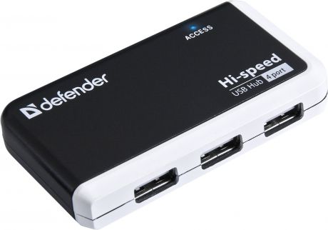 USB-разветвитель Defender Quadro Infix USB 2.0, 83504, 4 порта