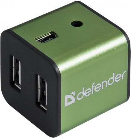 USB-разветвитель Defender Quadro Iron USB 2.0, 83506, 4 порта